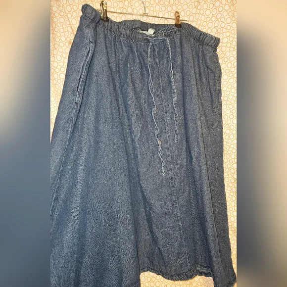 Woman Within Denim Skirt - Picture 3 of 8